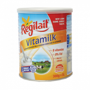حليب بودرة خالي الدسم ومدعم بالفيتامينات – 300 غرام
