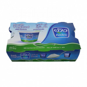 زبادي كاملة الدسم – 6×170 غرام