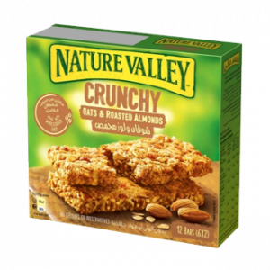 لوح مقرمش بالشوفان و اللوز المحمص – 6 × 42 غرام