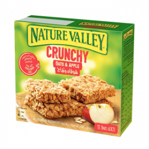 لوح مقرمش بالشوفان و التفاح – 16× 42 غرام