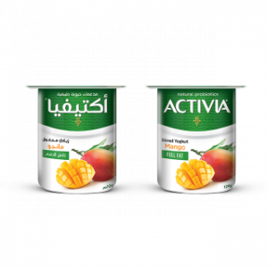 زبادي أكتيفيا بالمانجو – 125 غرام