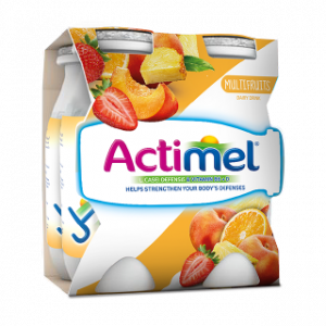 شراب الحليب بالفواكه المتعددة – 4×93 مل