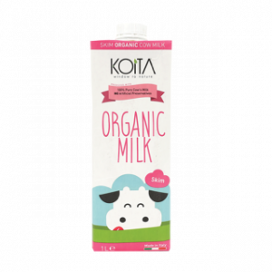 حليب البقر العضوي المقشود – 1 لتر