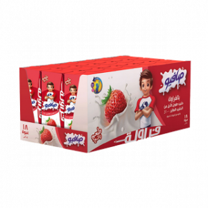 حليب صافيو فراولة – 18×200 مل