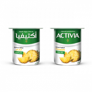 زبادي اكتيفيا بالأناناس – 120 غرام