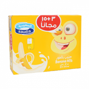 حليب بالموز – 18×200 مل