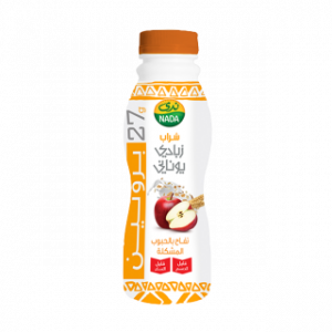 شراب الزبادي اليوناني الغني بالبروتين بنكهة التفاح – 330 مل