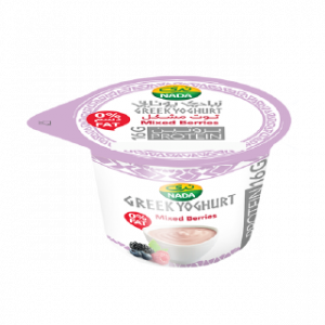 زبادي يوناني توت مشكل بروتين 0% دسم – 160 غرام