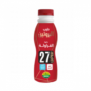 شراب الزبادي اليوناني الغني بالبروتين بنكهة الفراولة – 320 مل