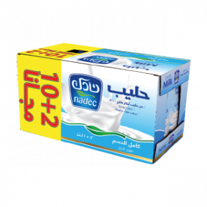 حليب كامل الدسم – 10+2×1 لتر