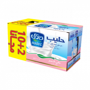 حليب منزوع الدسم – 10+2×1 لتر