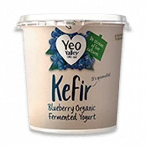 زبادي طبيعي عضوي بالتوت – 350 غرام