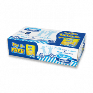 حليب وكاسترد – 200 مل + 200 مل