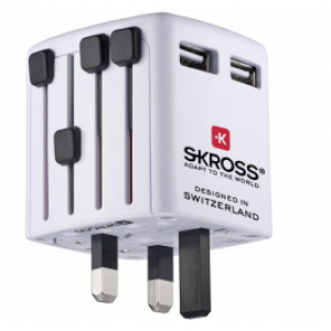 (1.30232) سكروس شاحن مع 2 × يو اس بي