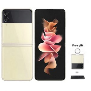 صورة  سامسونج جالاكسي زد فليب3 ، 5جي ، 256 جيجابايت ، 8 جيجابايت رام - كريمي