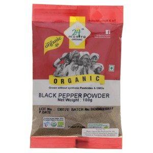 24 Mantra Organic Black Pepper Powder 100g