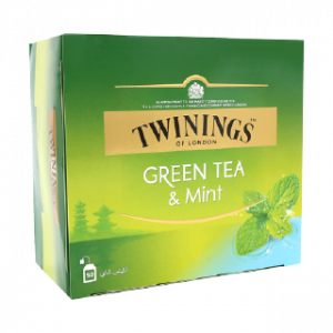 أكياس شاي أخضر بالنعناع – 50 حبة