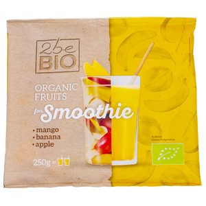 2be Bio Organic Mango, Banana & Apple Smoothie 250g
