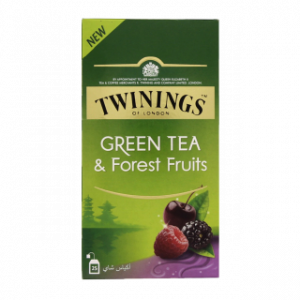أكياس شاي أخضر بفواكه الغابات – 25 حبة