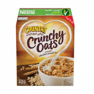 كونتري كورن فلكس رقائق الفطور مع الشوفان – 420 غرام