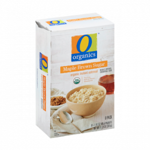 أو أورجانيكس شوفان سريع التحضير بشراب القيقب والسكر البني – 11.2 أونص