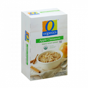 أو أورجانيكس شوفان سريع التحضير بالتفاح والقرفة – 11.2 أونص