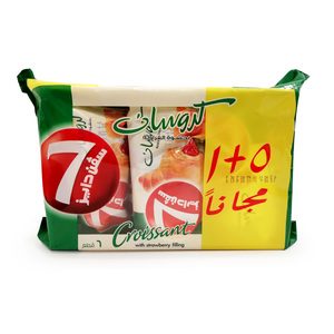 7 Days Croissant With Strawberry Filling 6 x 55g