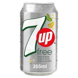 7UP Free Carbonated Soft Drink 355ml