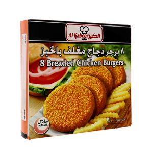 Al Kabeer Breaded Chicken Burgers 400g