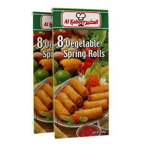 Al Kabeer Vegetable Spring Rolls 280g x 2pcs