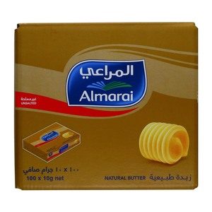Almarai Natural Butter Unsalted 100 x 10g