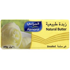 Almarai Natural Butter Unsalted 200g