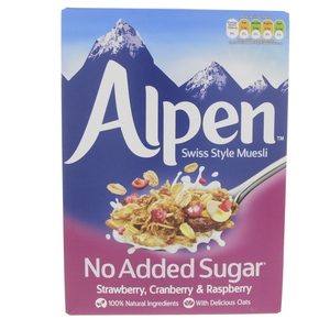 Alpen Swiss Style Muesli Strawberry, Cranberry And Raspberry 560g