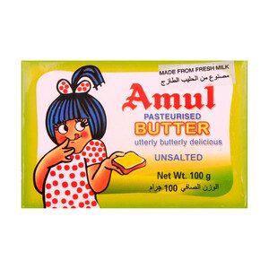 Amul Butter Unsalted 100g