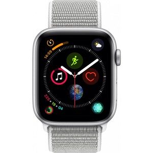 Apple Watch Series 4 - GPS 44mm Silver Aluminium Case with Seashell Sport Loop