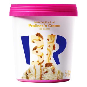 Baskin Robins Pralines N Cream Ice Cream 2Litre