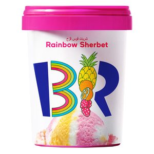 Baskin Robins Rainbow Sherbet Ice Cream 1Litre