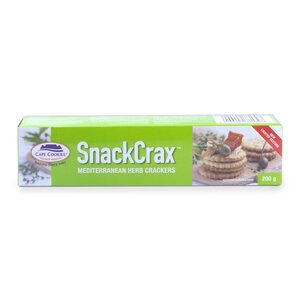 Cape Cookies Snack Crax Mediterranean Herb Crackers 200g