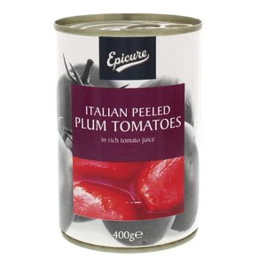 Epicure Italian Peeled Plum Tomatoes In Juice 400g