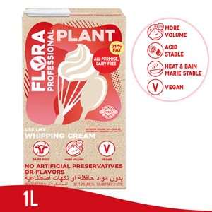 Flora Plant Vegan Cooking and Whipping Cream 1Litre