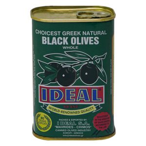 Ideal Whole Black Olives 250g