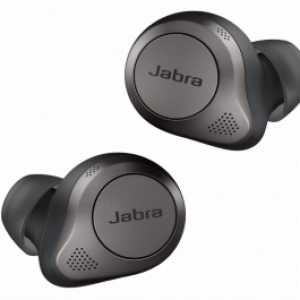 Jabra Elite 85t True Wireless Earbuds - Advanced Active Noise Cancellation - Titanium Black