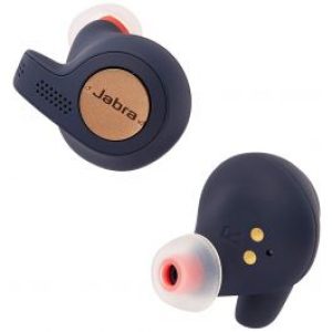 Jabra Elite Active 65t Alexa Enabled True Wireless Sports Earbuds with Charging Case – Copper Blue