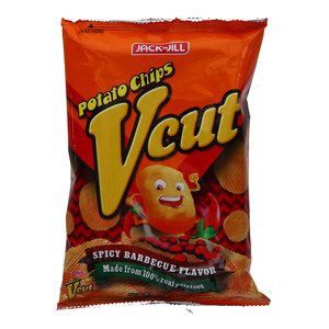 Jack N Jill Potato Chips V Cut Spicy Barbeque 60g