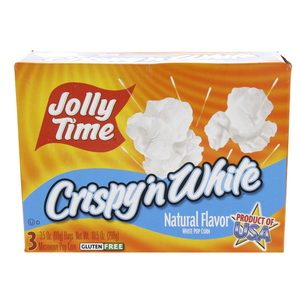 Jolly Time Crispy 'n White Natural Flavor Pop Corn 298g