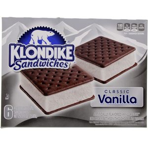 Klondike Sandwiches Classic Vanilla 6pcs Sandwiches