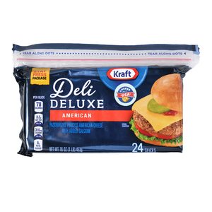 Kraft Deli Deluxe Cheese Slices American 453g