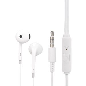 Lenovo Wired Stereo Earphones with Microphone HF170, White