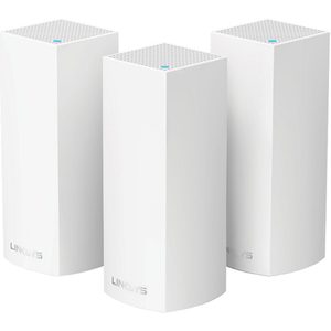 Linksys Velop Tri-band AC6600 Whole Home WiFi Mesh System, pack of 3 (WHW0303-ME)