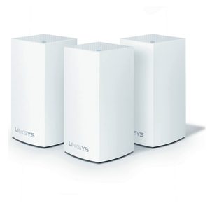 Linksys Velop Whole Home Intelligent Mesh Dual Band WiFi System, 3-Pack